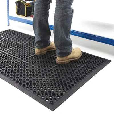 Immagine di The Shopfitting Shop Tappetino antiscivolo per interni anti fatica in gomma resistente, dimensioni 600 x 900