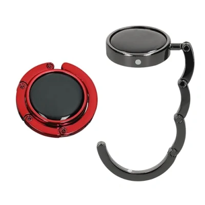 Immagine di kwmobile Set 2x Gancio Borsa da Tavolo Appendi in Alluminio Pieghevole Antiscivolo Antigraffio Appendiborsa Scrivania Max 3 kg