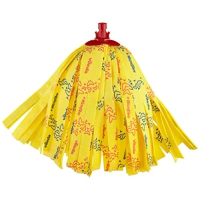 Immagine di Vileda SuperMocio Soft Fiocco Ricambio, con il 30% in più di Microfibre, confezione da 1, adatto per Sistema lavapavimenti SuperMocio, raccolta sporco e capelli