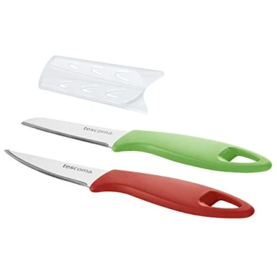 Immagine di Tescoma 863000 Presto Coltellini, 6 cm, Set 2 Pezzi, Colori Assortiti