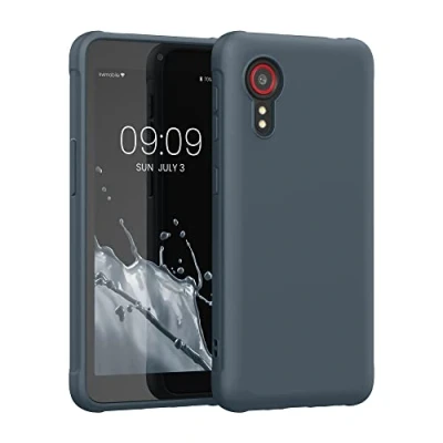 Immagine di kwmobile Custodia Compatibile con Samsung Galaxy Xcover 5 Cover Back Case per Smartphone in Silicone TPU Protezione Gommata ardesia scuro