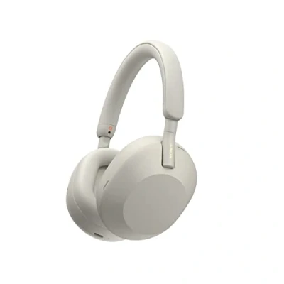 Immagine di Sony WH 1000XM5 Cuffie Wireless con Noise Cancelling, Connessione Multipoint, Batteria fino a 30h e Ricarica rapida, Alexa, Google Assistant Siri Argento, Unica