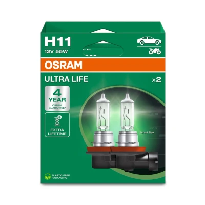 Immagine di OSRAM 4062172387736 Lampadina alogena Ultra Life H11 55 W 12 V