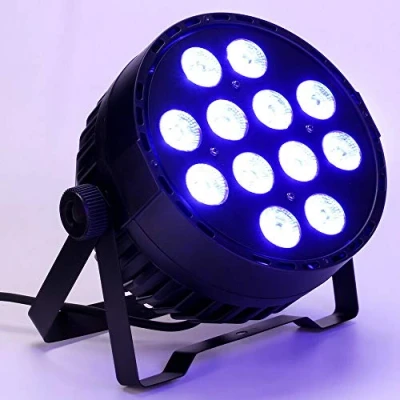 Immagine di Par Faretto da palcoscenico, 120 W, 12 LED, RGB, per feste, carnevale, discoteca, sala ballo, 4 in 1