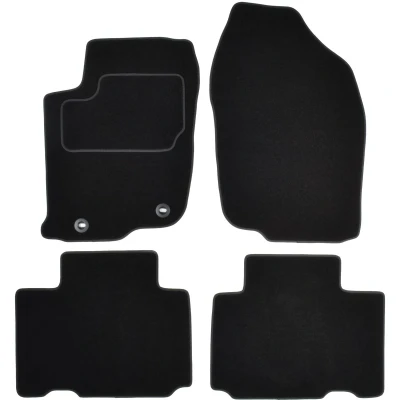 Immagine di MAMMOOTH A041 TOY336 PRM 01 Set tappetino Tessile anteriore e posteriore 4 nero TOYOTA: RAV4 IV SUV