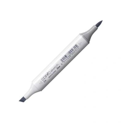 Immagine di COPIC Sketch Cool Gray No.4 C4 Pennarello Professionale a Doppia Punta Marker Ricaricabile, Ultra Sfumabile e con Punte Sostituibili Per Illustrazioni, Fumetti Disegni Tecnici