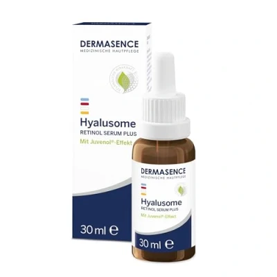 Immagine di DERMASENCE Hyalusome Retinol Serum Plus 30 ml, Siero viso con effetto Juvenol, Retinolo per una pelle più liscia e soda, dall&#039;effetto stimolante