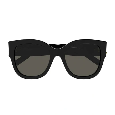Immagine di Lunettes De Soleil Saint Laurent Sl M95/f Col. 001 Femme Oversize Noir