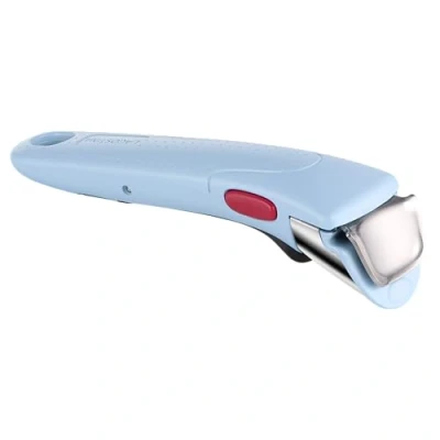 Immagine di Lagostina Ingenio Manico Rimovibile Resistente fino a 10kg, Design Ergonomico dal Fissaggio e Sicurezza Totali, Compatibile con i Corpi Pentola Ingenio, Color Cielo