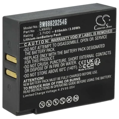 Immagine di vhbw batteria compatibile con Eartec UltraLITE auricolari cuffie wireless (810mAh, 3,7V, Li Ion)