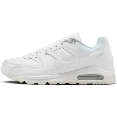 Immagine di Nike Air Max Command, Scarpe da Ginnastica Uomo in Pelle, Bianco Metallizzato Argento Bianco, 40 EU