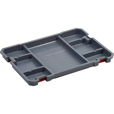Immagine di Connex Inserto 1 grande + 6 piccoli scomparti adatto per tutte le scatole di sistema in plastica accessori opzionali/organizer attrezzi/ripiano/scomparto piccole parti /