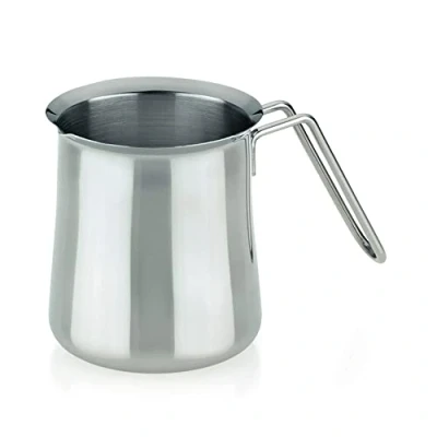 Immagine di Kela &quot;Herta Bicchiere per Latte in Acciaio Inox, Colore: Argento, 350 ml