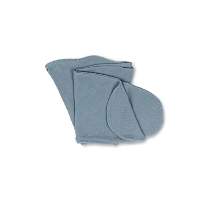 Immagine di doomoo Basics Fodera Tetra Blue per cuscino di gravidanza Comfy Big Federa da allattamento in cotone biologico Nuovo stile con colori naturali il vostro compagno maternità