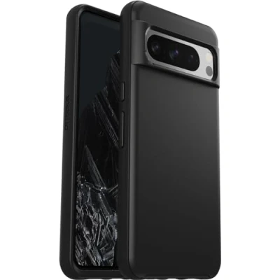 Immagine di OtterBox Cover per Google Pixel 8 Pro Symmetry, resistente a shock e cadute fino 2 metri, sottile, testata 3x norme MIL STD 810G, Nero, Senza Retail Package