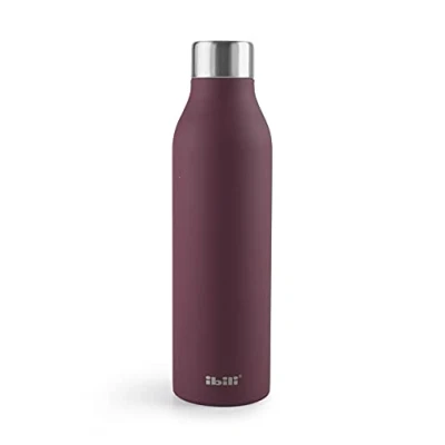 Immagine di IBILI Botella termo Doble pared hoja 500 ml, Acero Inoxidable 18/10, pared, Reutilizable