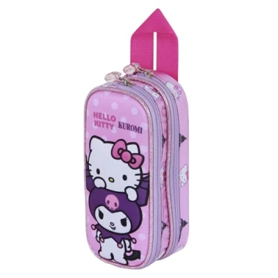 Immagine di Karactermania Sanrio Hello Kitty Playful Astuccio 3D Doppio, Rosa, 22 x 10 cm