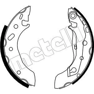 Immagine di METELLI 53 0128 Ganasce Freno 180,0mm 32mm FORD: FIESTA 4, KA Hatchback, Escort 6 Kombi