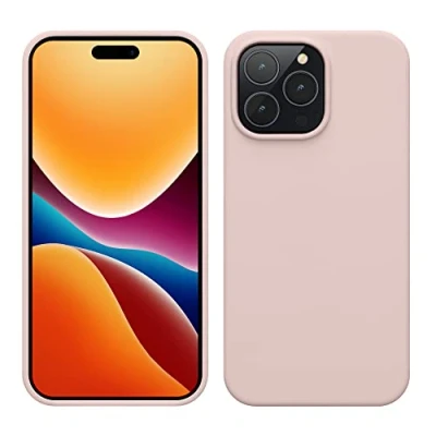 Immagine di kwmobile Cover per Apple iPhone 14 Pro Max Custodia Back Case Caricatore Wireless Antiurto e Flessibile in Silicone TPU coconut swirl