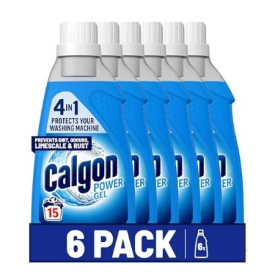 Immagine di Calgon Gel 4 in 1 addolcitore per lavatrice 750 ml, confezione da 6, 6 x ml