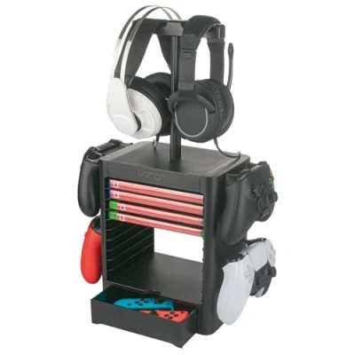 Immagine di Venom Games Media Storage Tower with Integrated Controller and Headset Rack