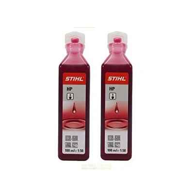 Immagine di olio motore a 2 tempi HP 200 ml, miscelato due tempi, per motosega, decespugliatore, ecc. compatibile con STIHL