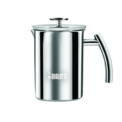 Immagine di Bialetti Cappuccinatore, Crema Perfetta, Adatto a tutti i piani di cottura (Compresa Induzione), Lavabile in Lavastoviglie, 330 ml, Acciaio Inox