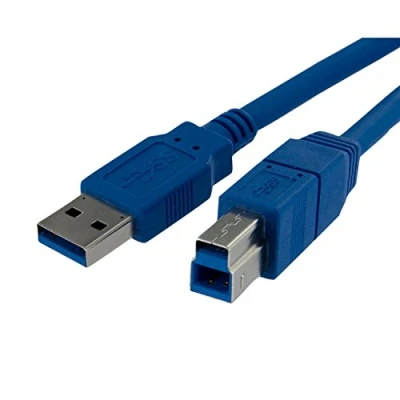 Immagine di StarTech.com Cavo USB 3.0 Superspeed per Stampante Tipo A/B ad Alta Velocita&#039; M/M, Maschio a/Maschio B da 1 m