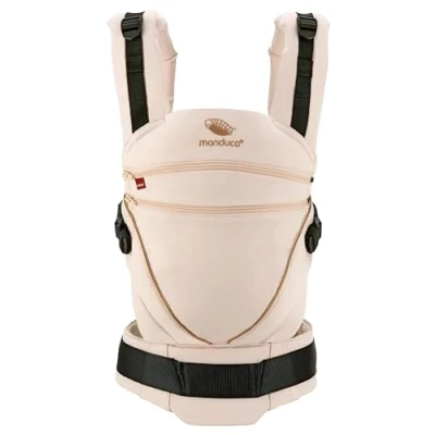 Immagine di manduca XT &gt; &lt; Marsupio e porta bebè ergonomico con sedile regolabile per neonati dalla nascita &amp; bambini fino a 20 kg, cotone biologico (denimpowder toffee)