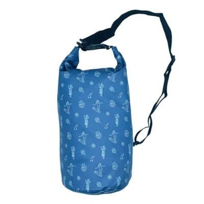 Immagine di COR Surf Borsa impermeabile galleggiante Roll Top Sack mantiene l&#039;attrezzatura asciutta per kayak, rafting, canottaggio, nuoto, campeggio, escursionismo, spiaggia, pesca (Hawaiana 15L)