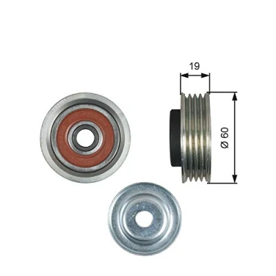 Immagine di GATES T39181 Rullo Tendicinghia FleetRunner Micro V Stretch Fit SUZUKI: Jimny SUV, SWIFT 3, Vitara IV FIAT: Sedici