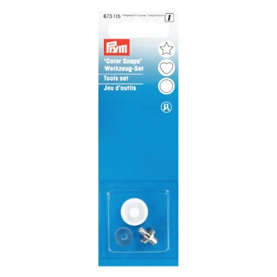 Immagine di Prym Color Snaps Werkzeug Set Bottoni, Metal, Multicolore, Ø 12.4 mm