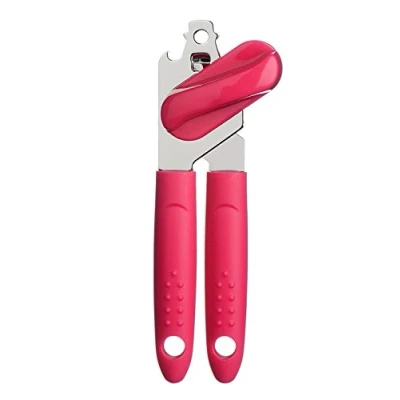 Immagine di Premier Housewares Apriscatole Rosa Acceso, Acciaio Inossidabile, H5 x W19 D5cm