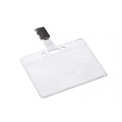 Immagine di HF2 90 x 60 mm, con logo a fascia, colore: bianco (confezione da 24)