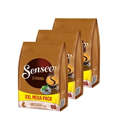 Immagine di Senseo Strong / Extra Kräftig, Caffè dal Gusto Forte, 3 Confezioni x 48 Cialde