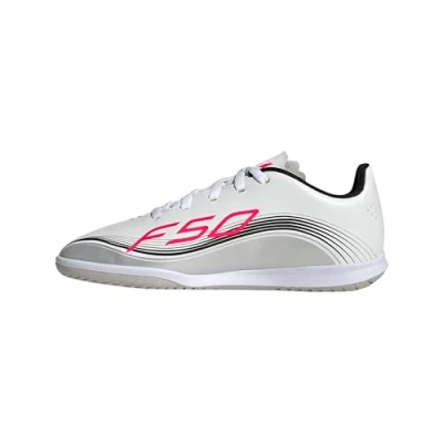 Immagine di adidas Performance F50 Messi CLUB Scarpe da calcetto White/lucid red/silvercoloured per bambini, Taglia: 35.5, red/silver coloured