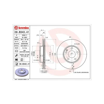 Immagine di MAGNETI MARELLI Disco freno MERCEDES BENZ: Classe A, B 360406108401 Dischi freno, dei freni