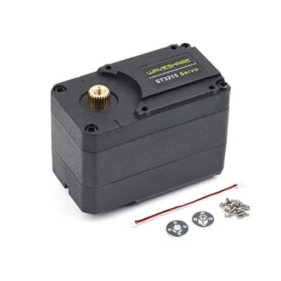 Immagine di 30KG Servo Bus Seriale Coppia Elevata ST3215 Servomotore Motoriduttore in Metallo con 360 Encoder Magnetico Programmabile ad alta Precisione, Feedback Bidirezionale, Servo/Motore Doppia Modalità