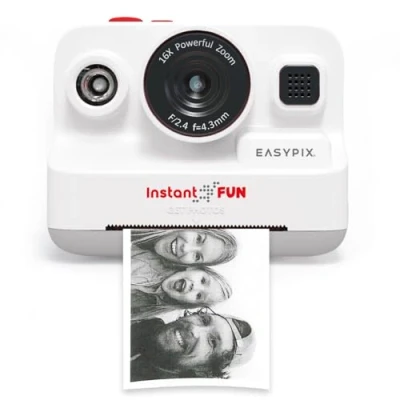 Immagine di Easypix InstantFUN Fotocamera digitale istantanea Bianco Batteria integrata