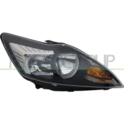 Immagine di PRASCO FD4264913 fari Dx H7, H1 cromo / nero con motore regolazione assetto FORD: Focus 2, 2 Kombi, Limousine