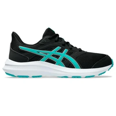 Immagine di Asics JOLT 4 GS Unisex Scarpe da corsa su strada per bambini, Taglia: 36, Black/wave teal Tessuto / sintetico