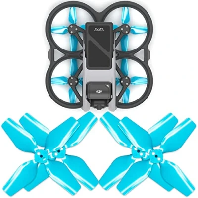 Immagine di Master Airscrew Eliche Upgrade a 4 pale per DJI Avata Blu, Pezzi