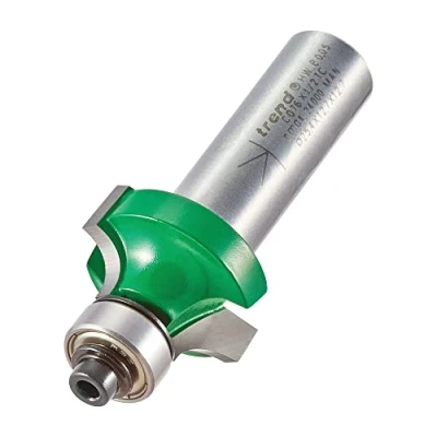 Immagine di Trend CraftPro C076X1/2TC punta per fresa arrotondata guidata, gambo da 1/2&quot;, raggio 6,3 mm e lunghezza di taglio 12,7 mm, in carburo tungsteno
