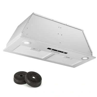 Immagine di Klarstein Cappa Aspirante a Incasso 72cm, Cucina con Filtro, in Alluminio, Flusso d&#039;Aria 439m3/h, Illuminazione LED, Timer, Filtrante