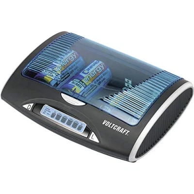 Immagine di VOLTCRAFT P 600 Caricabatterie universale NiMH Ministilo (AAA), Stilo (AA), 1/2 Torcia (C), (D), Blocco da 9 V