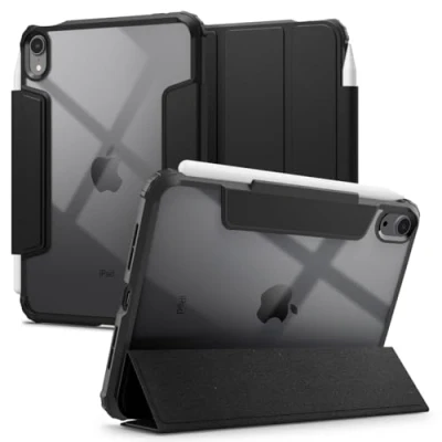 Immagine di Spigen Cover Ultra Hybrid Pro Compatibile con iPad Mini 7 (2024) / 6 (2021) 8.3 Polici Custoida Nero