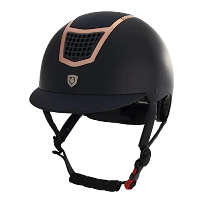 Immagine di Equestro cap Modello Eclipse Plain Matt M, Oro Rosa