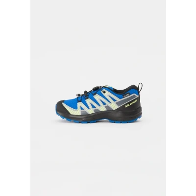 Immagine di Salomon XA PRO V8 Waterproof Unisex Scarpa da hiking per bambini, Taglia: 36, Nautical blue/black/sharp green Tessuto / sintetico