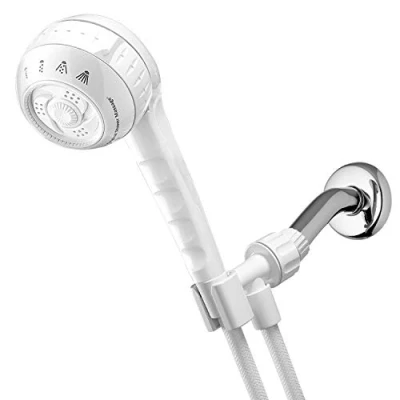 Immagine di Waterpik SM 451T PowerSpray+ Soffione doccia e massaggio, colore: Bianco, 451E
