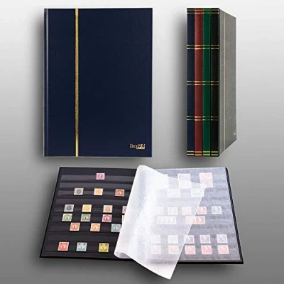 Immagine di A4 classificatori 16 Pagine Nere, Prophila Leuchtturm, Blu Colori